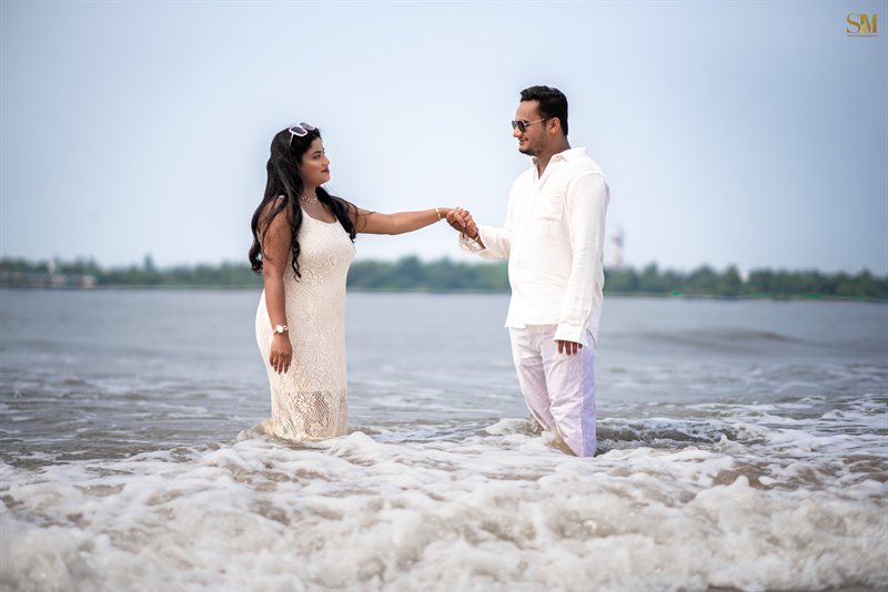 Couple Shoreline Photography Mandarmani