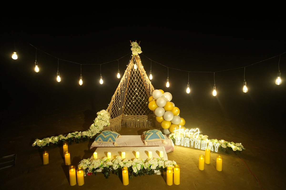Boho Beach Teepee Mandarmani
